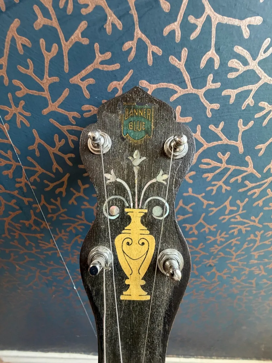Lange Banner Blue Tenor Banjo - Image 2