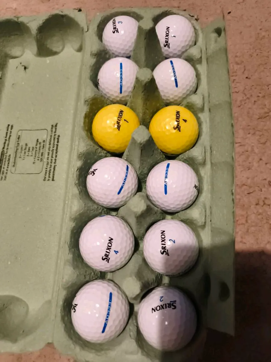 12x Srixon balls.