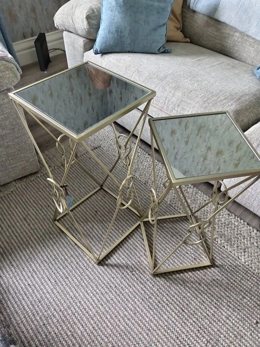 Mirror Nest of Tables - Image 1