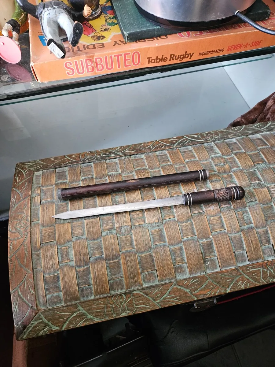 Vintage Ebony Sword - Image 1