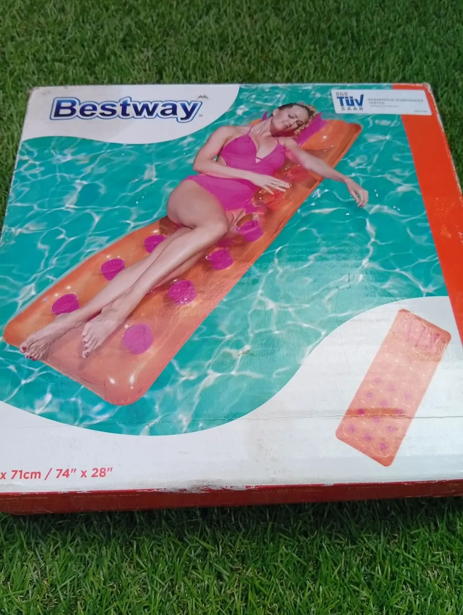 Brand New Inflatable Air Lounge Mattress Float - Image 1