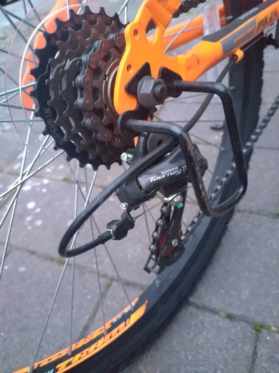 24 inch TEAM mountain bike - oramge - Image 3