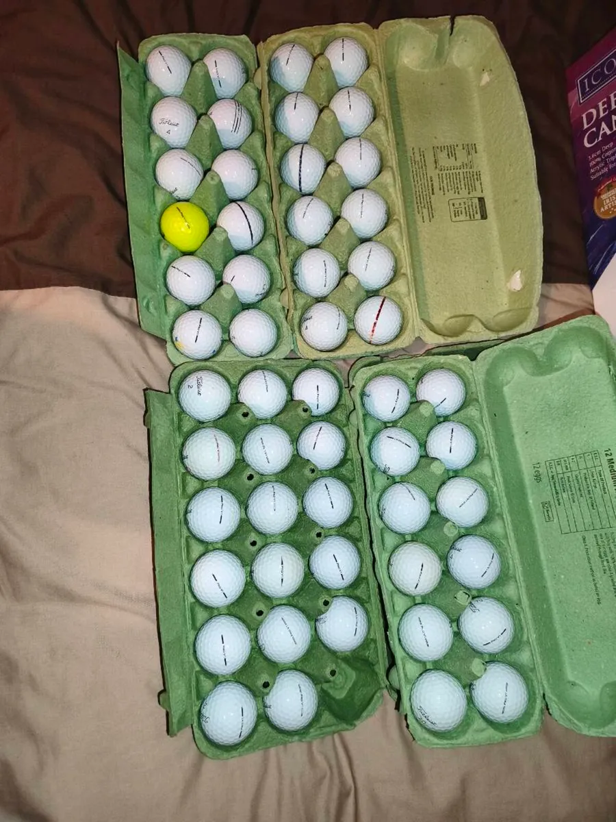 Grade A used ProV1 balls. - Image 1