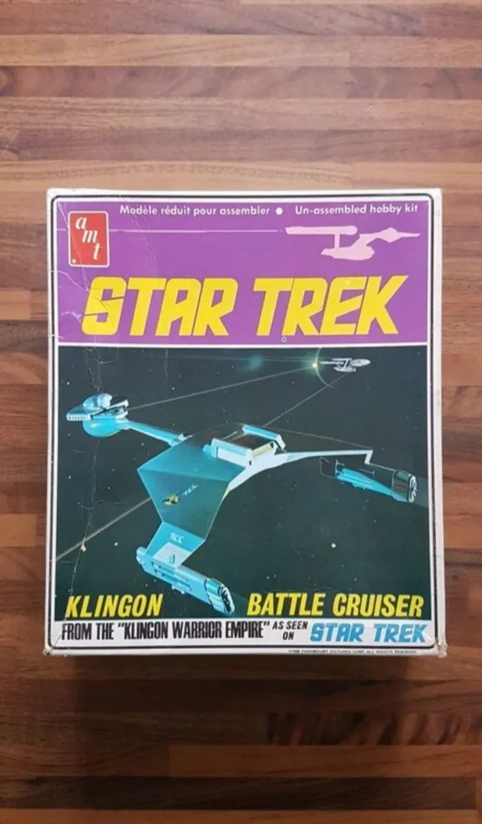 RARE! 1968 Star Trek Klingon Battle Cruiser Model - Image 2
