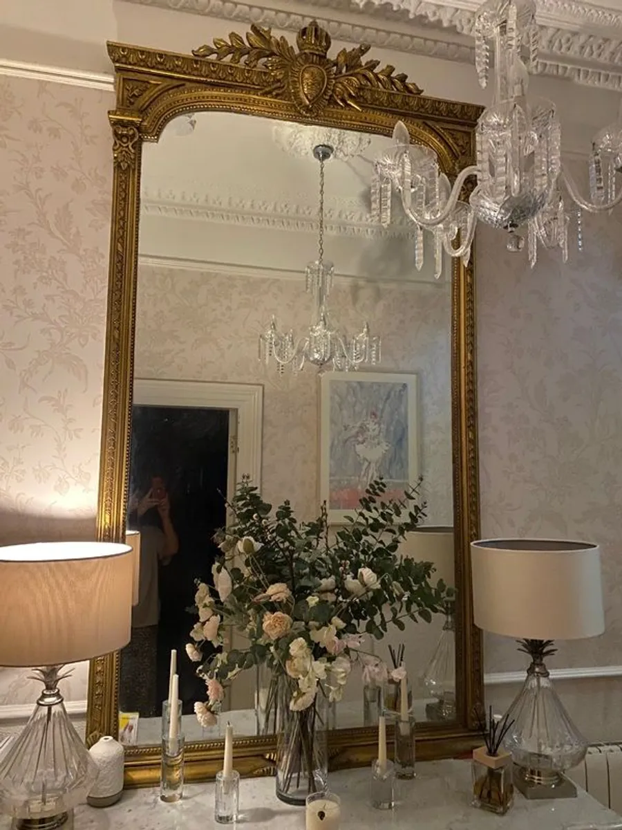 Hall table and matching mirror - Image 4