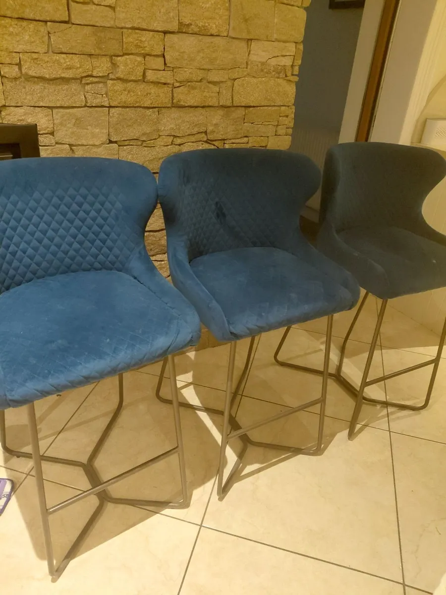 Velvet Bar stools - Image 2