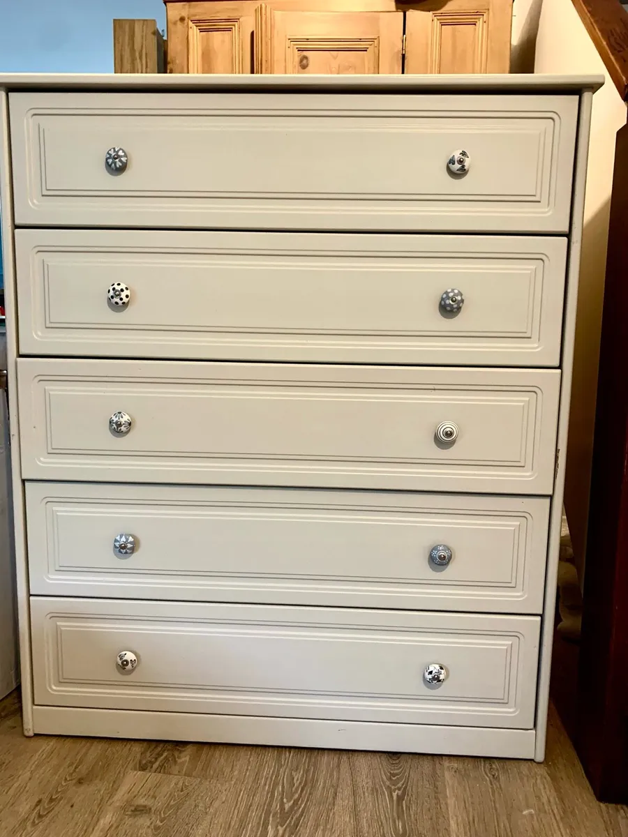 Beautifully upcycled Chest of Drawers - Image 1