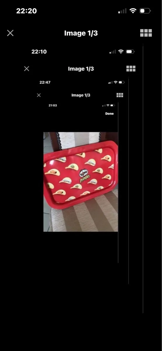 Rare Pringles Metal Tray - Image 1