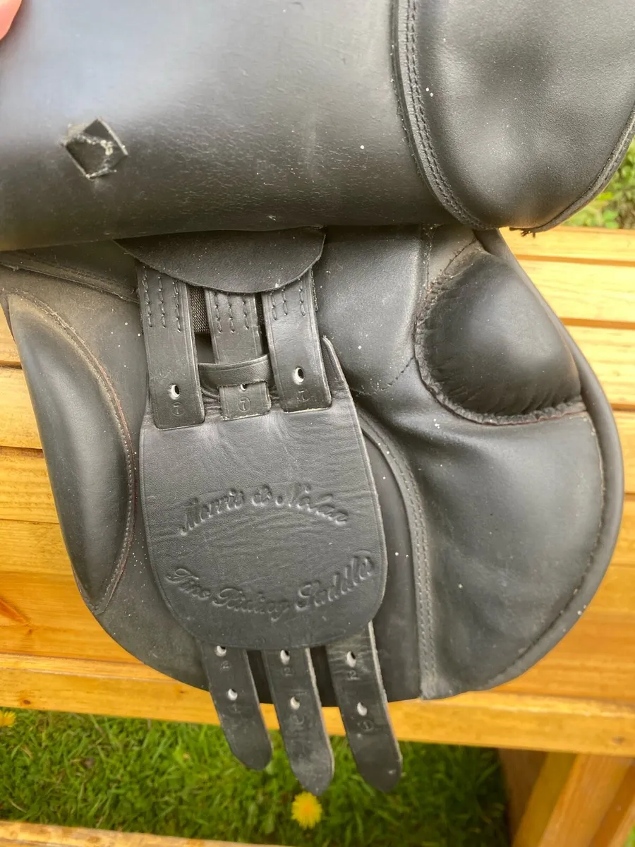 Morris and Nolan gold collection pony saddle - Image 2