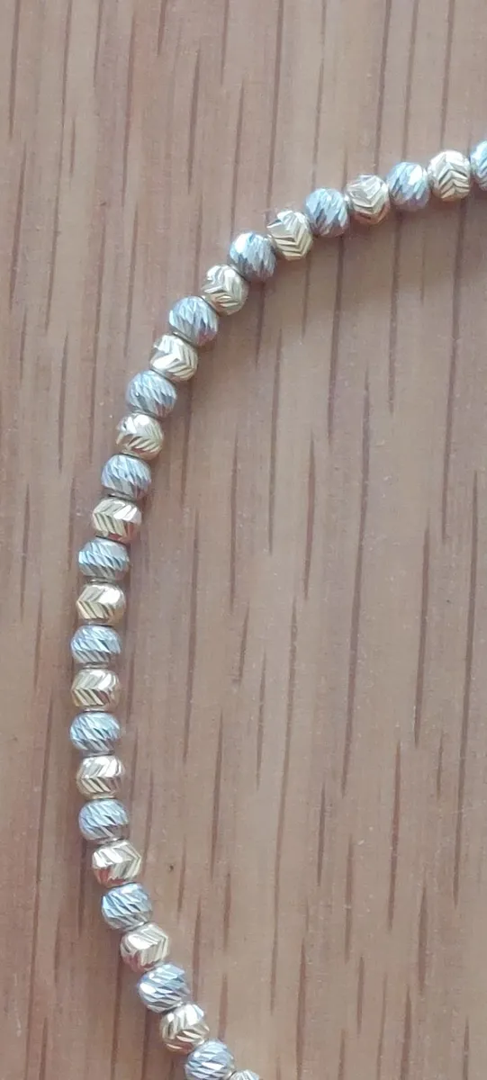 Diamond Cut 14k gold filled and 925 sterling silve - Image 1