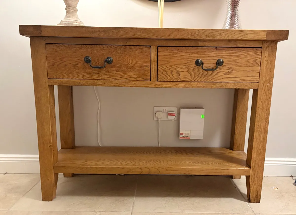 Oak Hall Table - Image 1