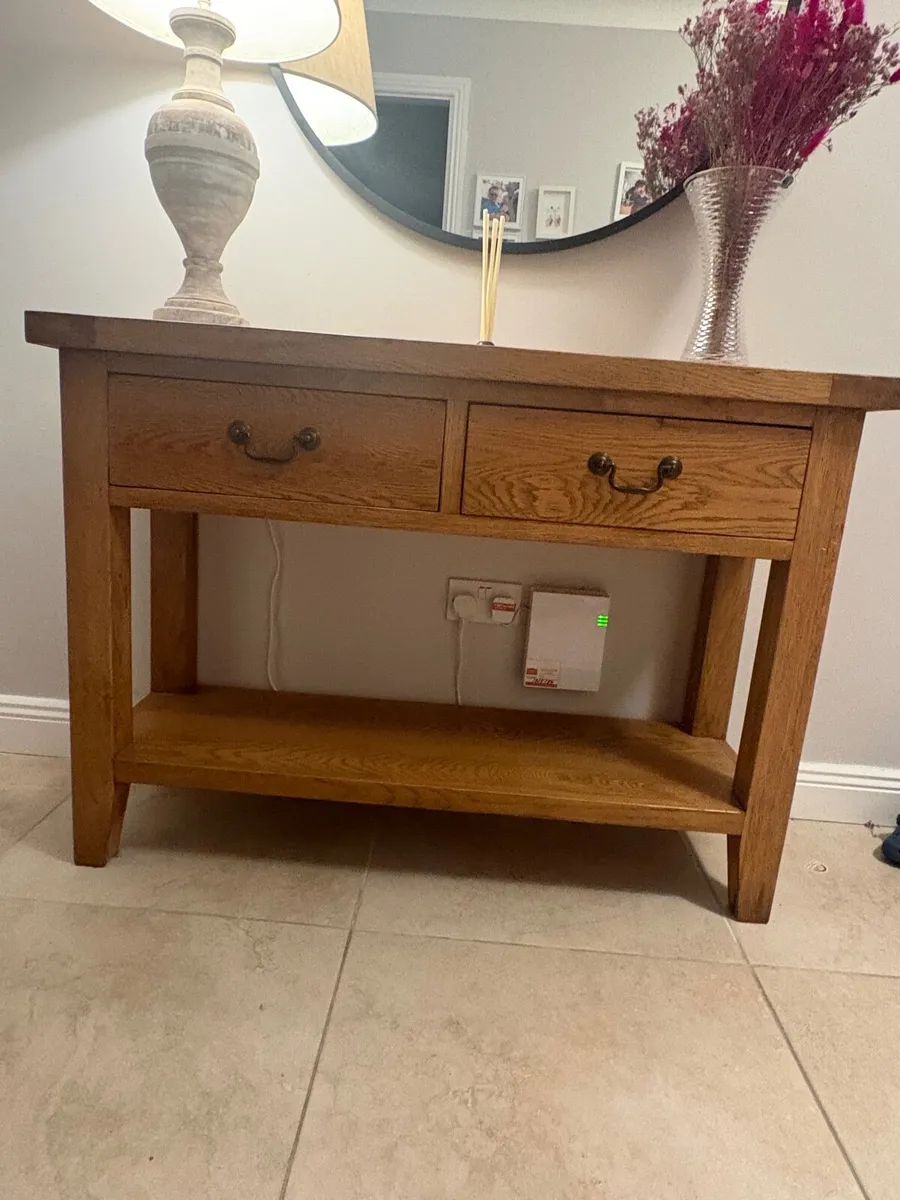 Oak Hall Table - Image 3