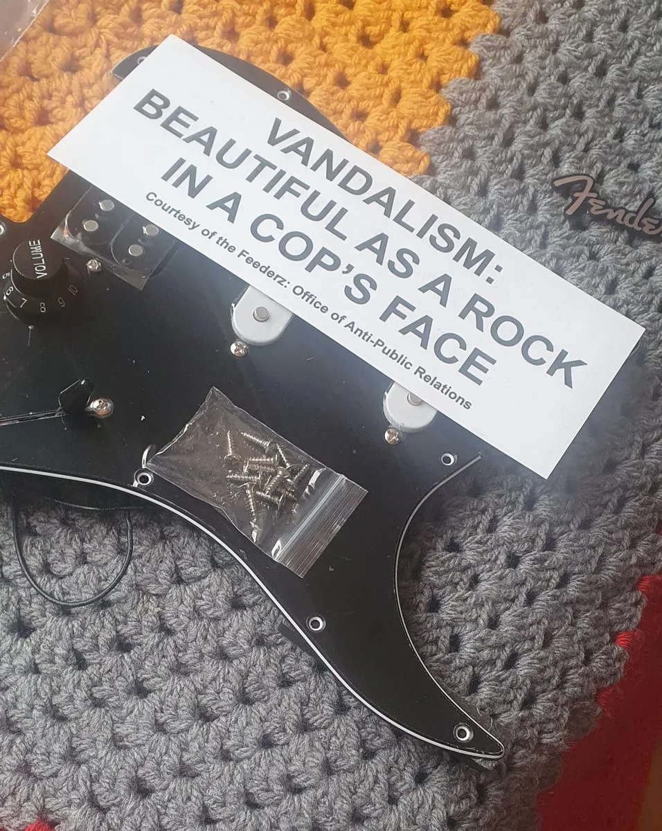 Vandalism Strat loaded pickguard kit - Image 4