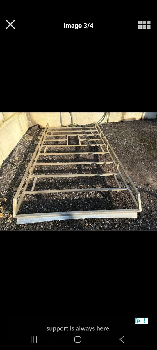 Roof rack stainless steel ford transit custom - Image 1