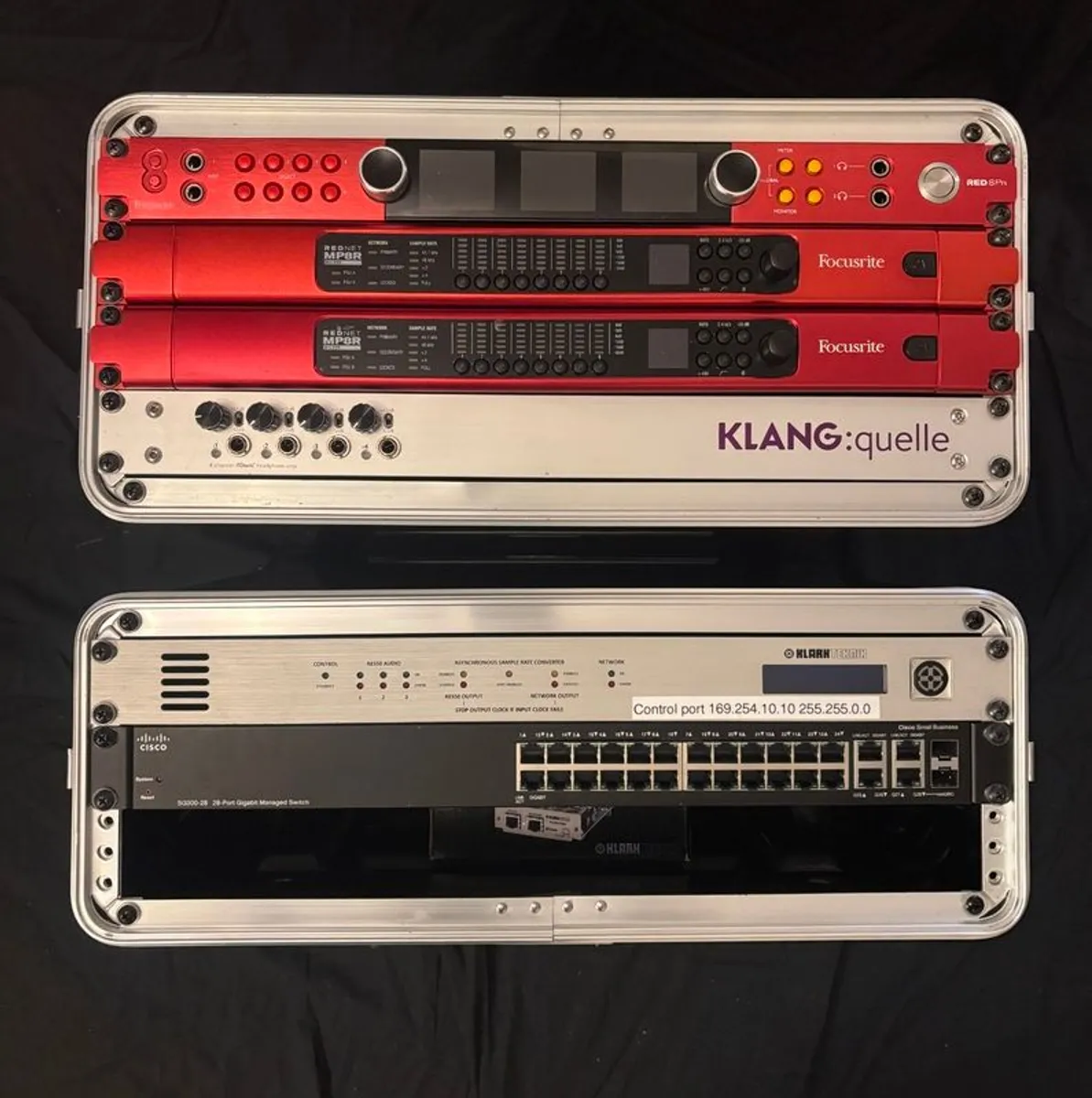 High-End Focusrite RedNet Recording System, Red8Pre + MP8R x 2 + KT DN9650, Klang Quell 19" - Image 1
