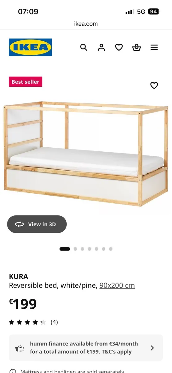 Toddler bed - Image 1