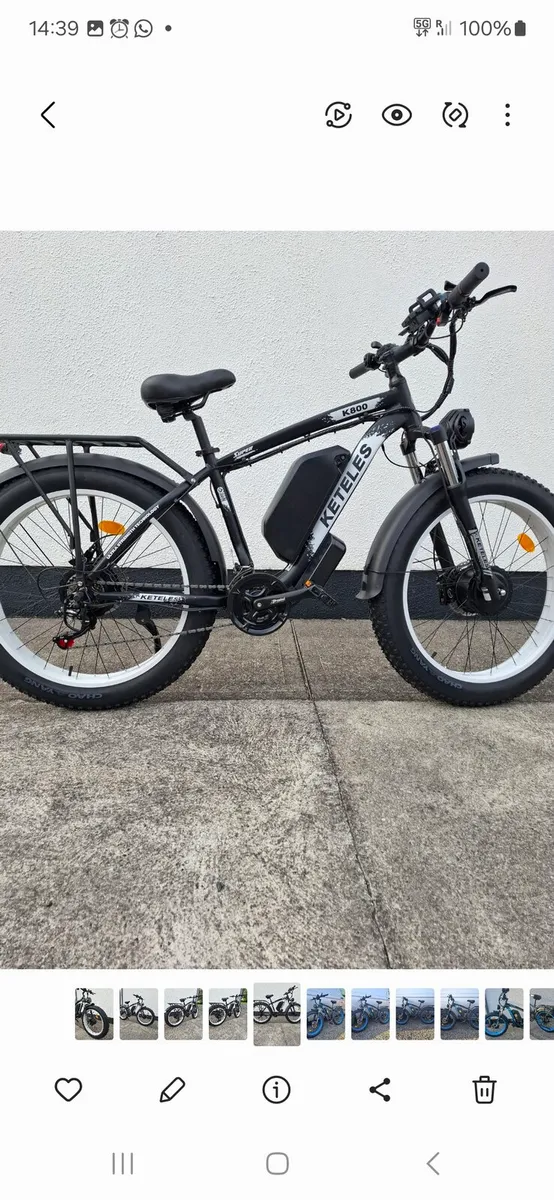 Ebike 2000w 2 wheel Drive 50km speed - Image 4