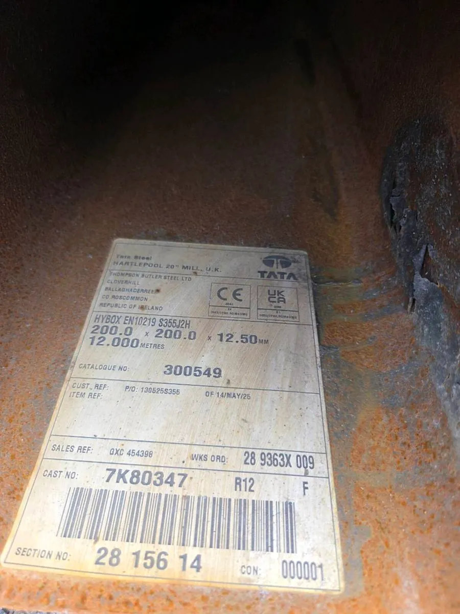 Steel box section 200x200mm - Image 3