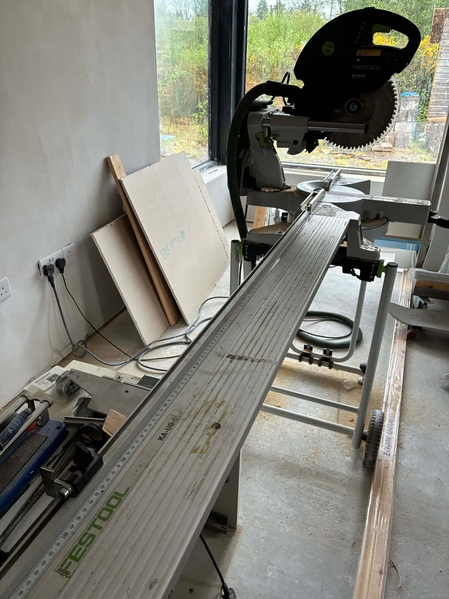 Festool Kepex KS 120 Saw+Stand+Rails+Extractor - Image 4