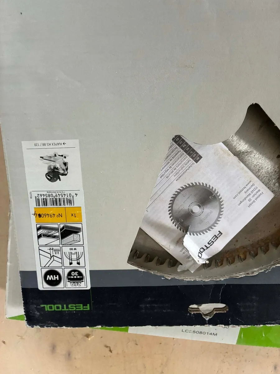 Festool Kepex KS 120 Saw+Stand+Rails+Extractor - Image 3