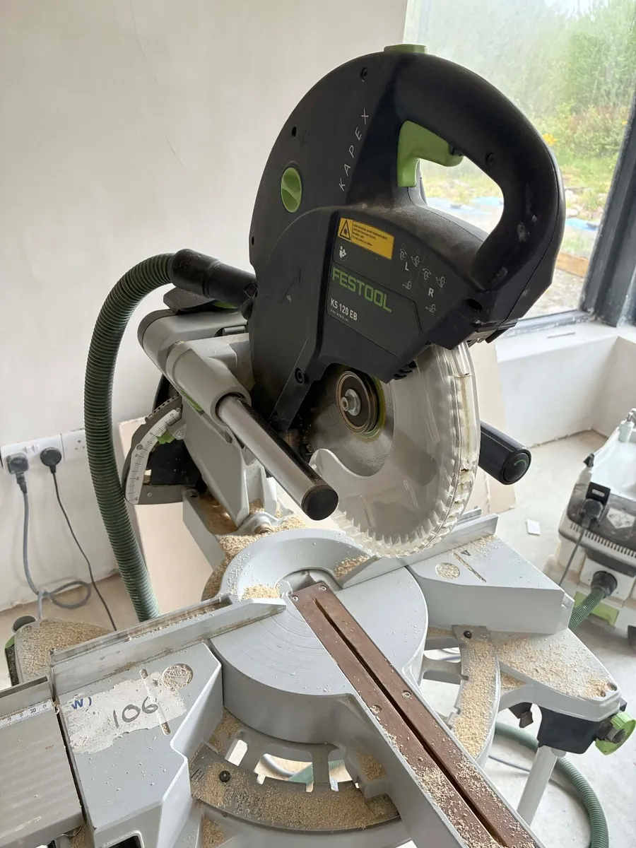 Festool Kepex KS 120 Saw+Stand+Rails+Extractor - Image 1