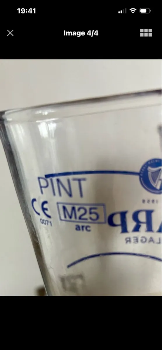 Rare Harp Pint Glass - Image 4