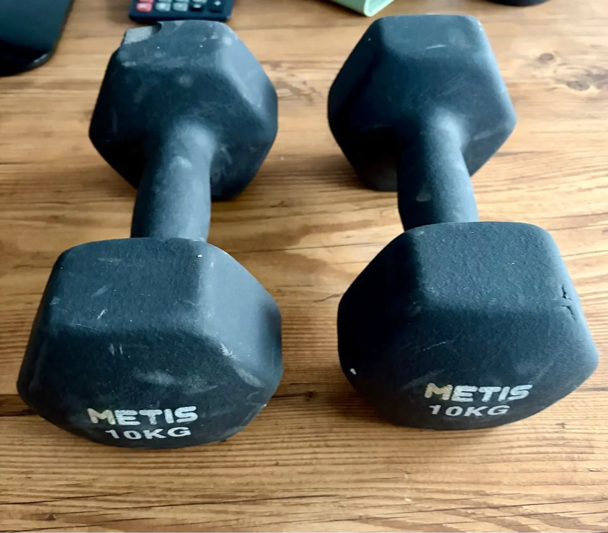 Dumbbells x2. 10kg - Image 1