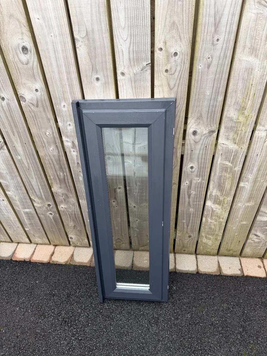 uPVC windows Grey on White door composite patio