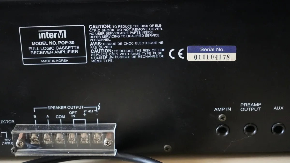 Cassette receiver amplifier [vintage] - Image 4