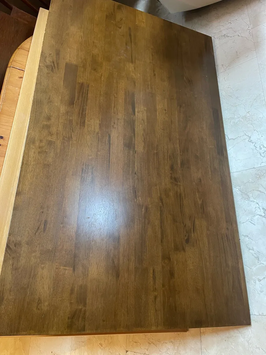 As New - Stunning Solid 5Ft Kitchen Dining Table - Image 2