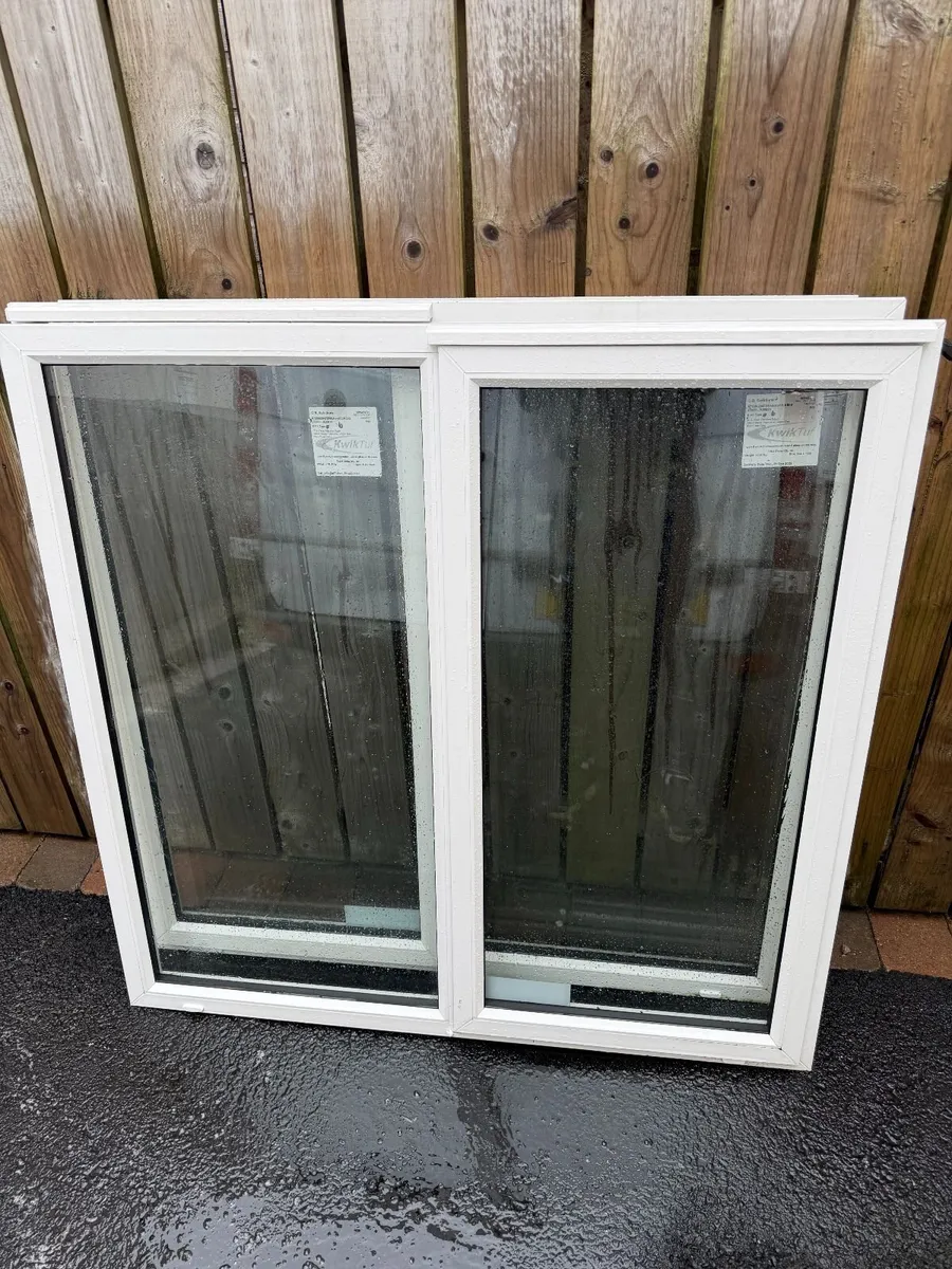 uPVC WINDOW GLAZED WHITE PATIO COMPOSITE SLIDING