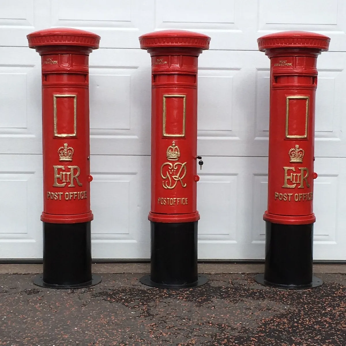 Cast iron & aluminium post boxes Garden furniture - Image 2