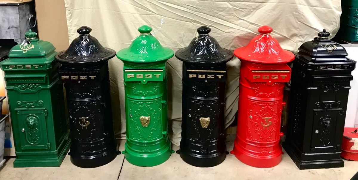 Cast iron & aluminium post boxes Garden furniture - Image 4