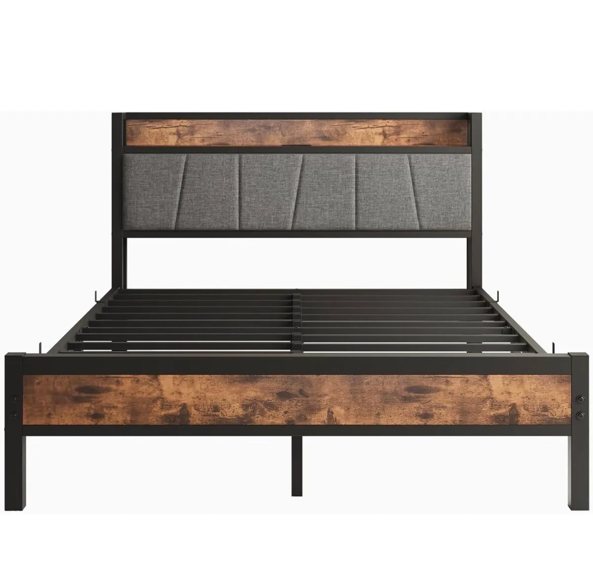 King Size Bed Base with Charging Station - Image 3