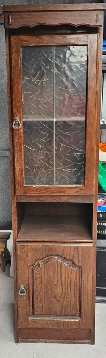 Vintage Oak Cabinets - Image 2