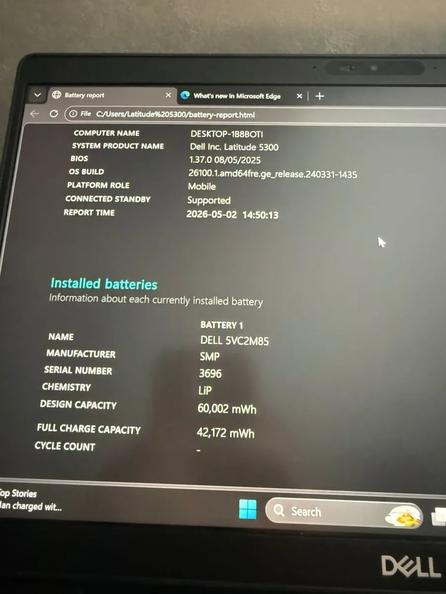 Dell Latitude 5300 Laptop i5/16GB/256SSD/FHD - Image 3