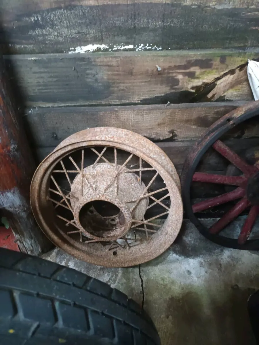 Vintage Ford V8 Wheel - Image 2