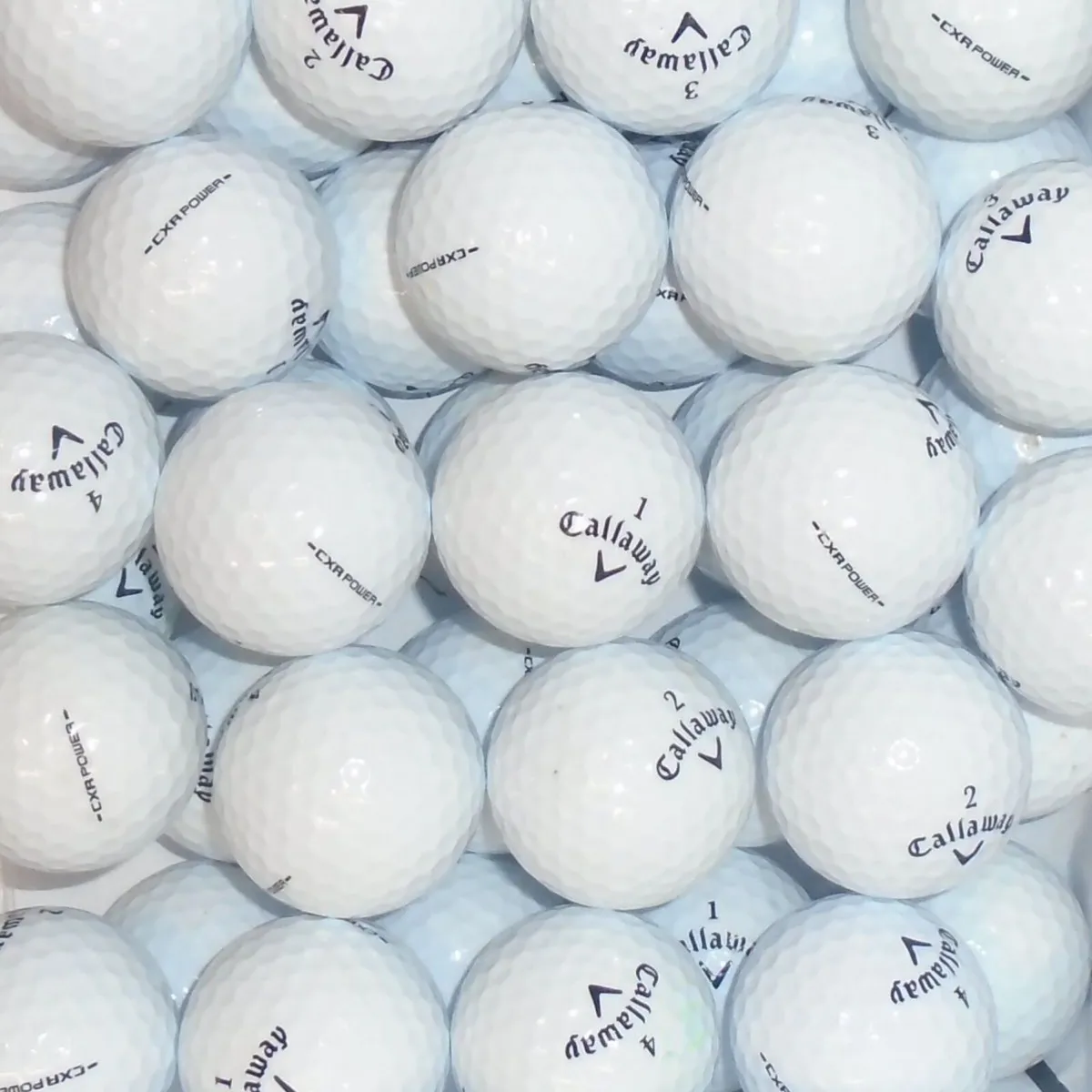 Callaway CXR Mix of Lake Golf Balls - 50 Balls