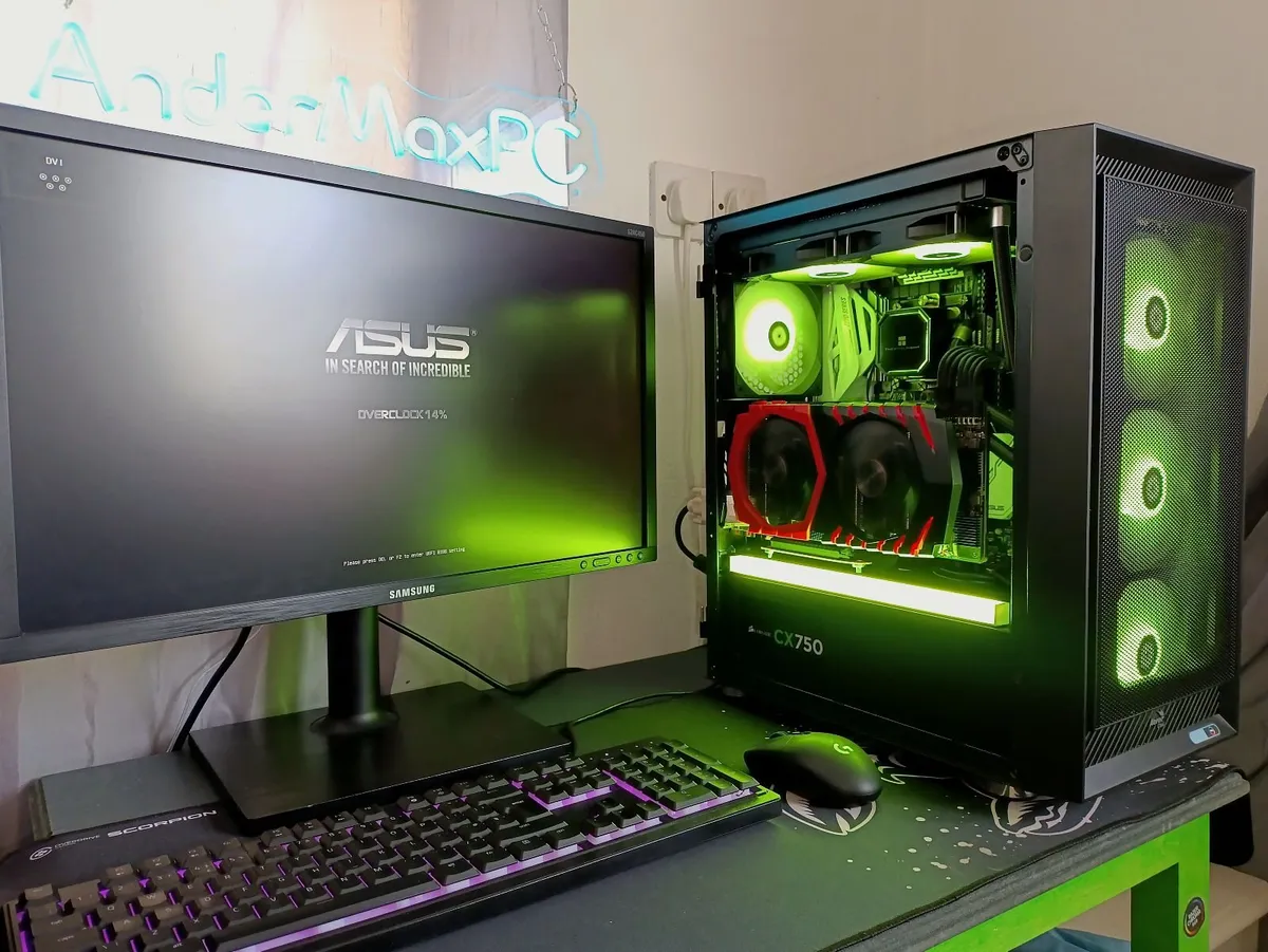Full PC Setup: i7 4.8GHz | GTX 1070 | 24" Monitor - Image 2