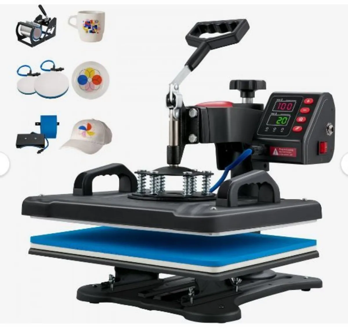 Heat Press, 5 in 1 Heat Press Machine - Image 3
