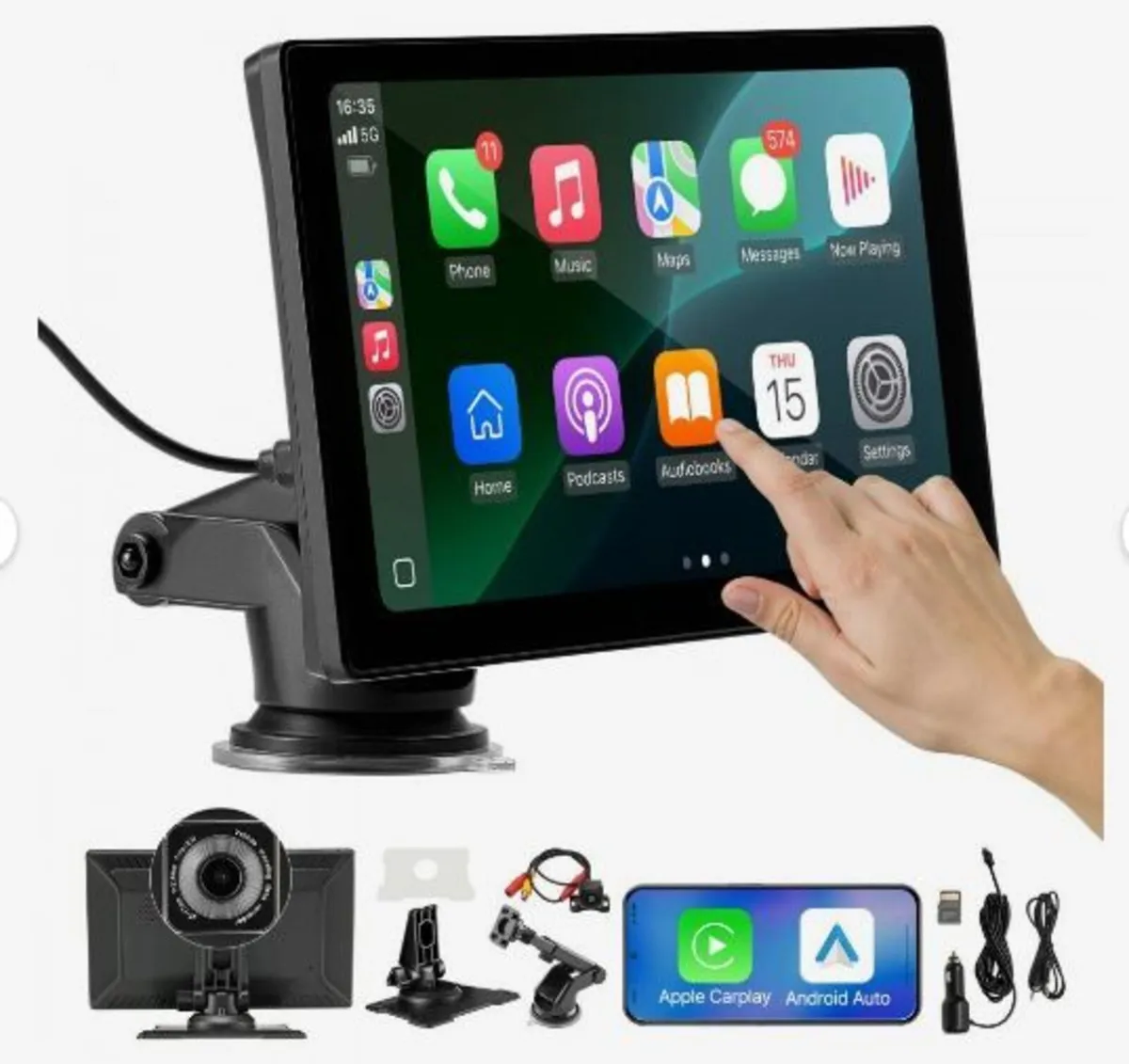 Wireless Car Stereo, 228.6mm - Image 4