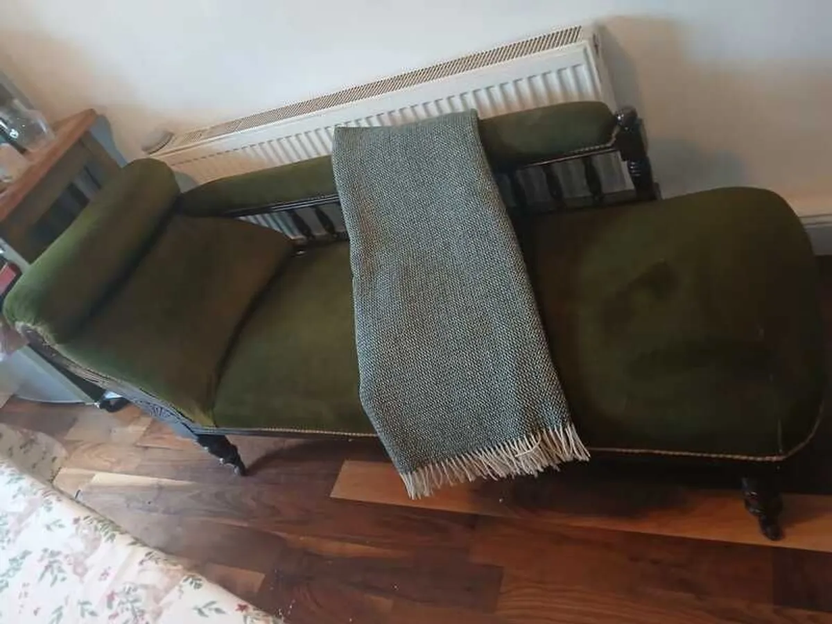 Antique chaise longue - Image 2