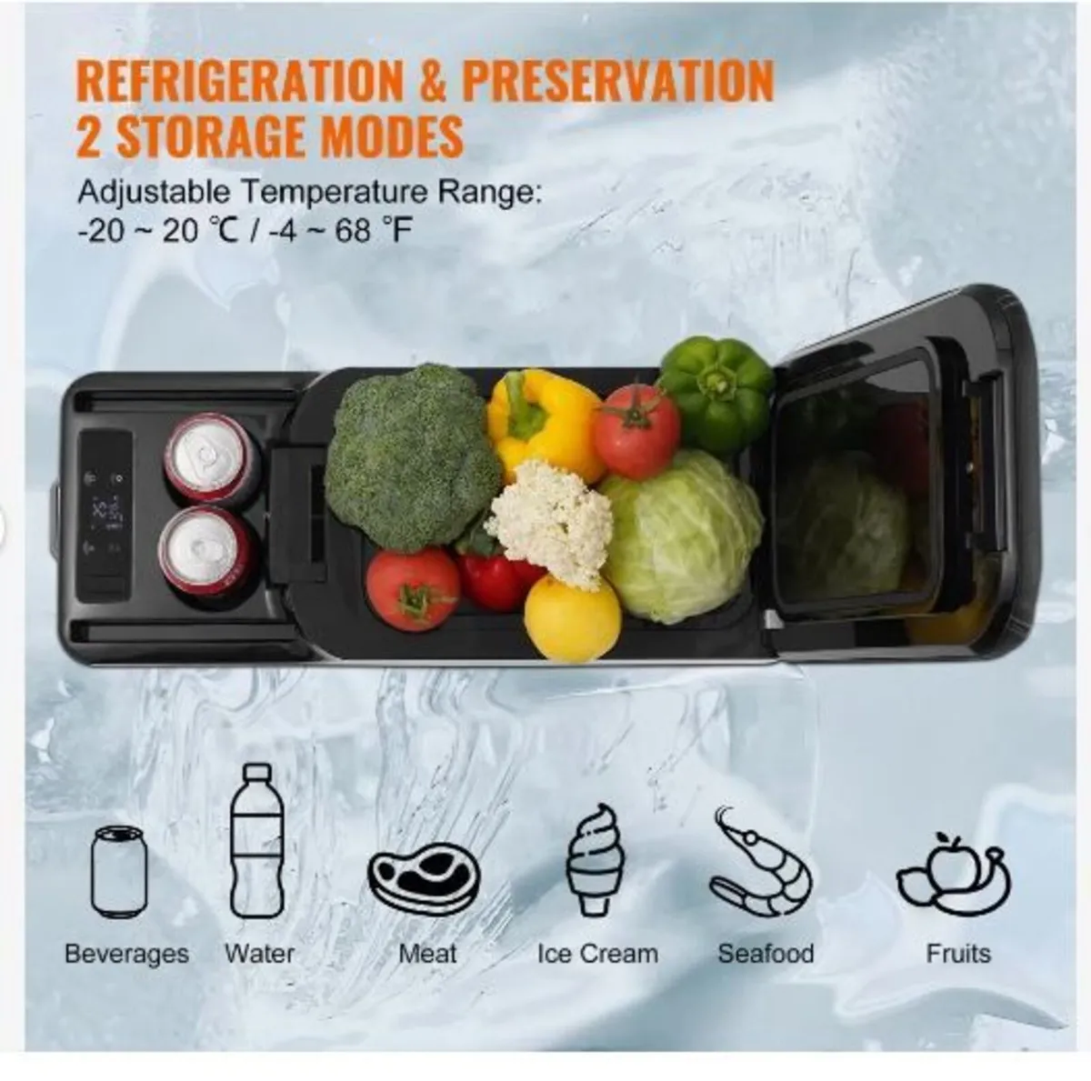Car Refrigerator, 12 Volt Car Armrest Refrigerator - Image 1