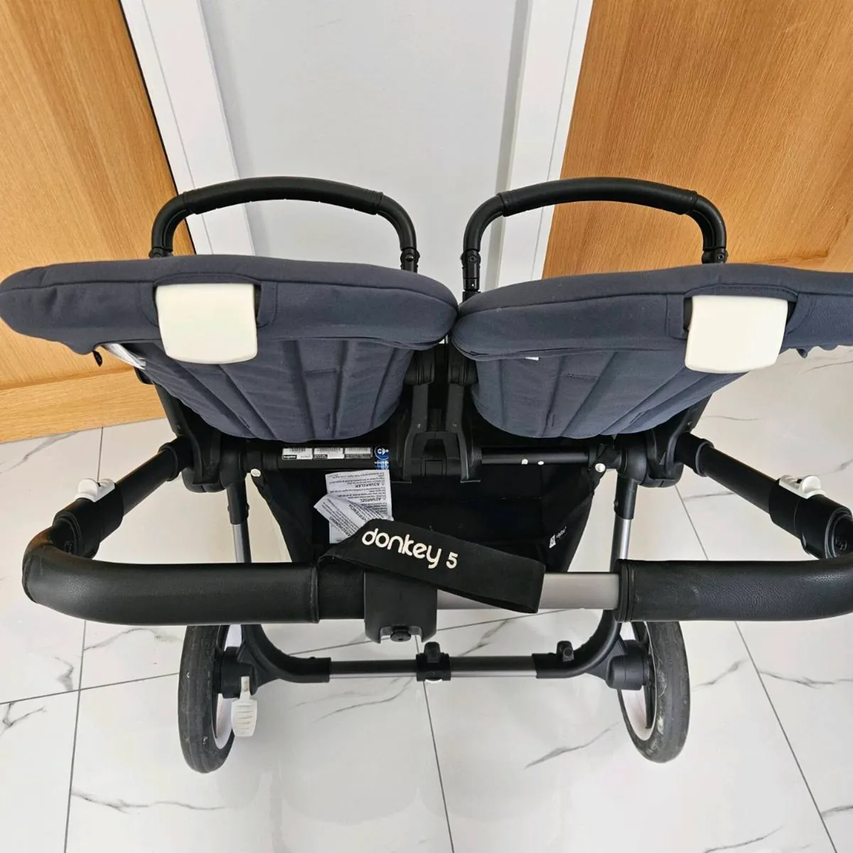 Bugaboo Donkey 5 Twin & Two Pebble pro car seats. - Image 1