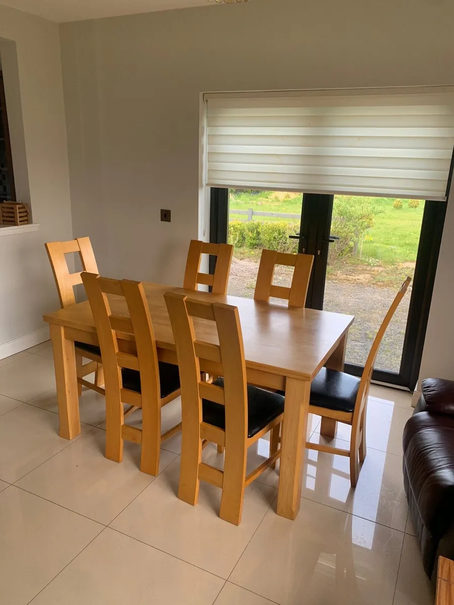 6 chairs and table set - Image 2
