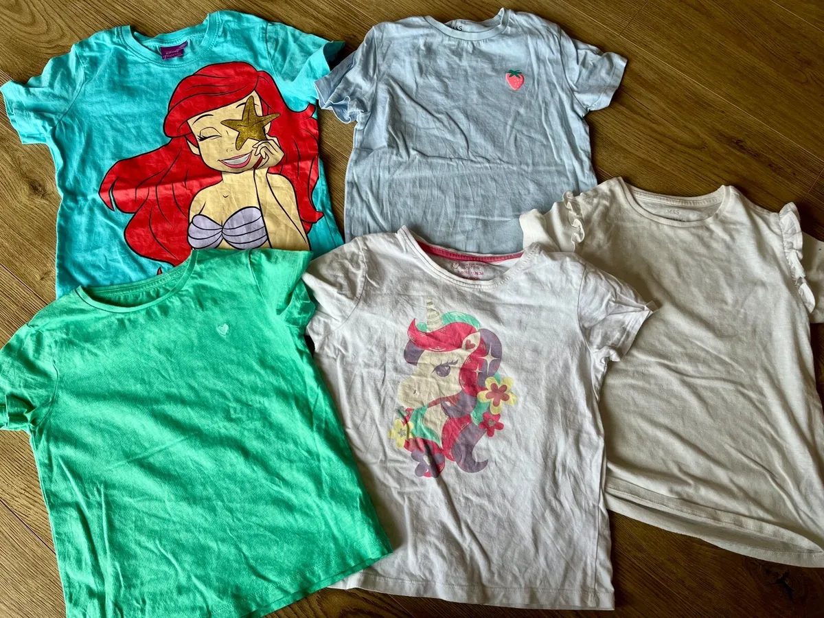 Girls summer clothes 6-7/7-8 - Image 1