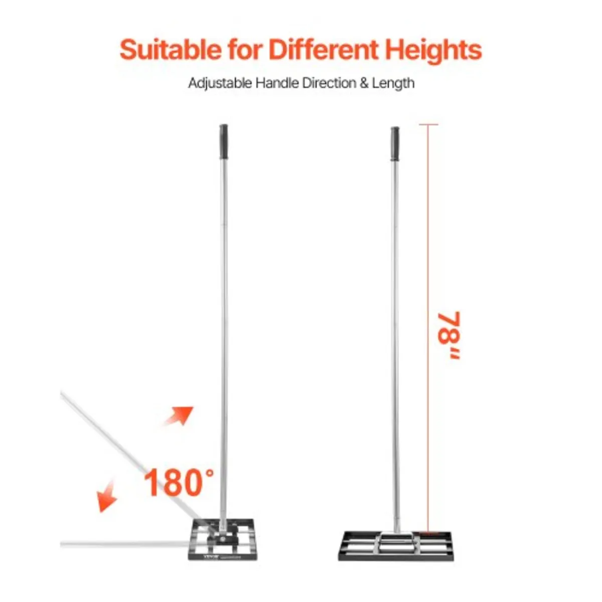 Lawn Leveling Rake, 30"x10" Level Lawn Tool, Heavy - Image 3