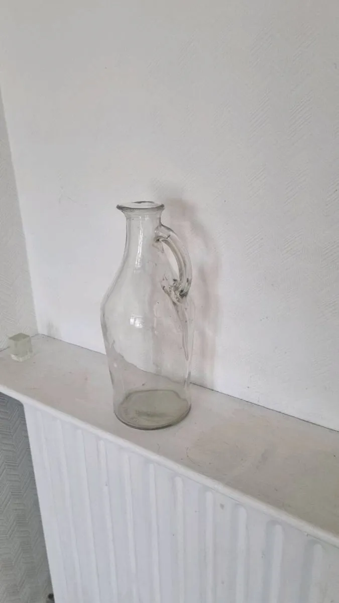 Vintage Glass Wine Jug - Image 4