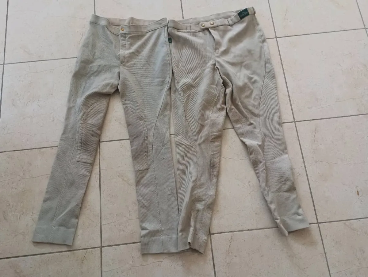 Mens Riding Jodpurs 2 X 36R