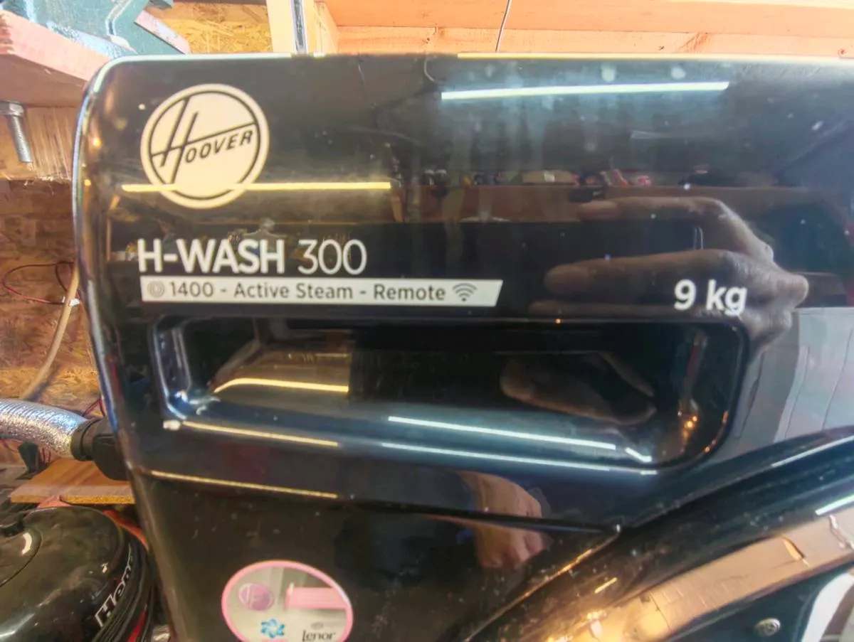 Hoover washing machine 9kg black - Image 4